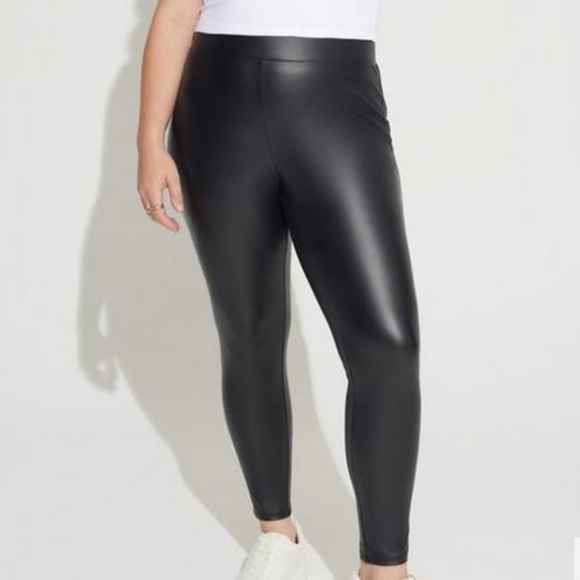 Torrid Full Length Signature Waist Pu Legging - Picture 1 of 16